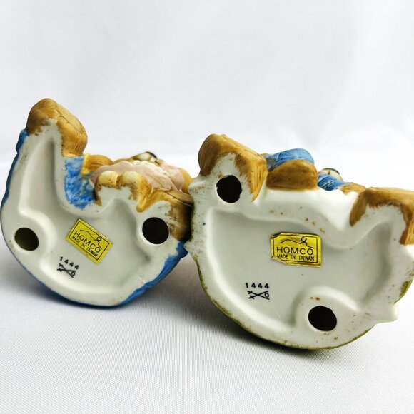 Lot 9 Homco Porcelain Family Bears Vintage Mama Papa 1406 1413 1444 1450 1462 - Picture 6 of 12